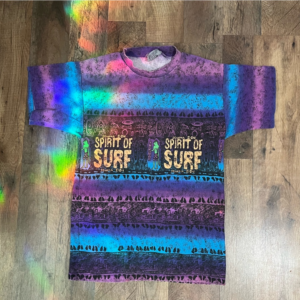 Liquid Blue Purple Graphic Tee